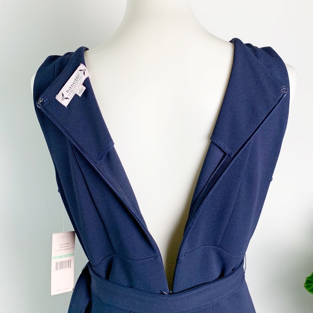 NWT NANETTE nanette lepore Belted Sleeveless Dress - Picture 5 of 8